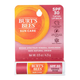Burt’s Bees® SPF 30 Tinted Lip Balm 0.15oz - Sienna Rose