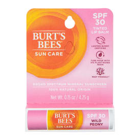 Burt’s Bees® SPF 30 Tinted Lip Balm 0.15oz - Wild Peony