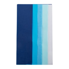 Blue Gift Wrapping Tissue 15-Sheets