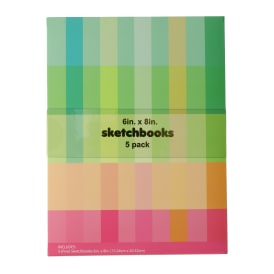 6in x 8in Sketchbook Set 5-Count