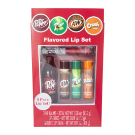 Lip Mix Scented Lip Gloss & Lip Balm Set 5-Count