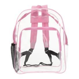 Clear Backpack With Solid Straps 15in