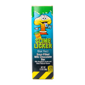 Toxic Waste® Slime Licker® Sour-Filled Milk Chocolate Bar 1.75oz - Blue Razz