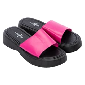Ladies Flatform Slide Sandals