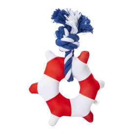 Nautical Rope Dog Toy With Squeaker