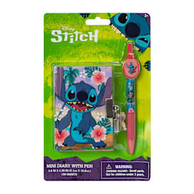 Disney Stitch Mini Diary With Pen