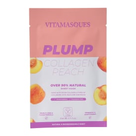 Vitamasques® Plump Collagen Peach Sheet Mask 0.71oz