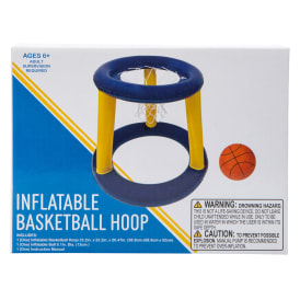 Inflatable Basketball Hoop & Ball 23.2in x 20.47in