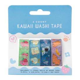 Kawaii Washi Tape 4-Count