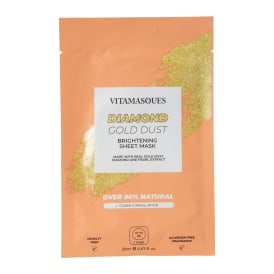 Vitamasques® Diamond Gold Dust Brightening Sheet Mask 0.67oz