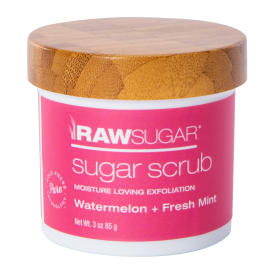 Raw Sugar® Travel Size Sugar Scrub 3oz - Watermelon & Fresh Mint