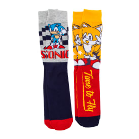 Sonic The Hedgehog™ Mens Crew Socks 2-Pack