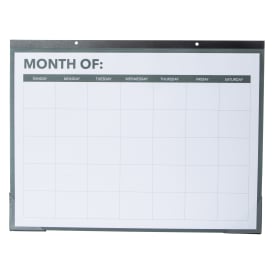 Undated Monthly Desk Pad Calendar 19.75in x 15in