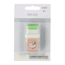 Novelty Eraser with Clean-Up Roller 1.2in x 2.4in