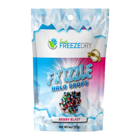 Fr'izzle Halo Drops Berry Blast Freeze Dried Candy 4oz