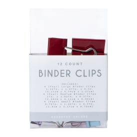 12-Count Binder Clips