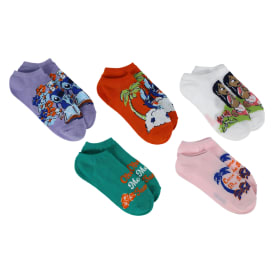 Ladies Disney Stitch No-Show Socks 5-Pack