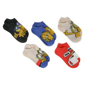 Ladies Garfield™ No-Show Socks 5-Pack