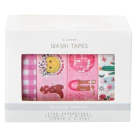 Western Cowgirl Washi Tapes 4-Count | Five Below