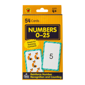 Brighter Child® Numbers 0-25 Flash Cards 54-Count