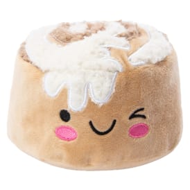 Cinnamon Roll Plush Dog Toy