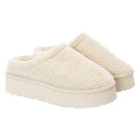 Ladies Sherpa Clog Slippers