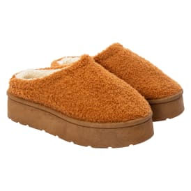 Ladies Sherpa Clog Slippers