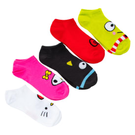 Ladies Hello Kitty And Friends® No-Show Socks 5-Pack