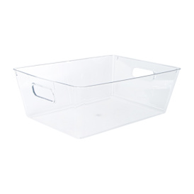 Large Plastic Storage Bin 10.25in x 14.25in