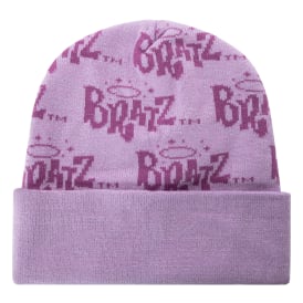 Bratz® Allover Logo Knit Beanie Hat