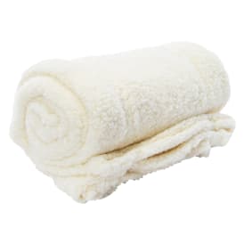 Solid Sherpa Throw Blanket 50in x 60in