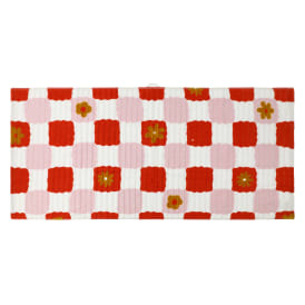 Checkered Bath Towel 24in x 50in