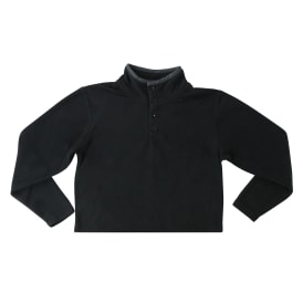 Fleece Quarter-Placket Sweatshirt