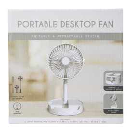 Portable Desktop Fan 3.55in x 6.50in