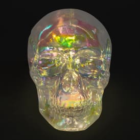 Iridescent Skull 4.3in x 6.3in