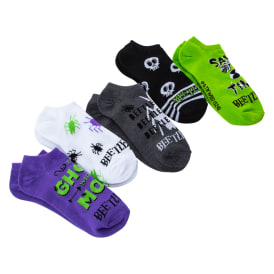 Beetlejuice™ Ladies No-Show Socks 5-Pack