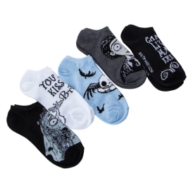 Tim Burton's Corpse Bride™ Ladies No-Show Socks 5-Pack