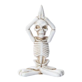 Yoga Skeleton Halloween Decor 3.75in x 5in