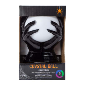 Light-Up Crystal Ball Halloween Decor 7.87in x 4.72in