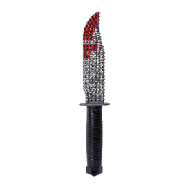 Bloody Rhinestone Knife Halloween Prop Accessory