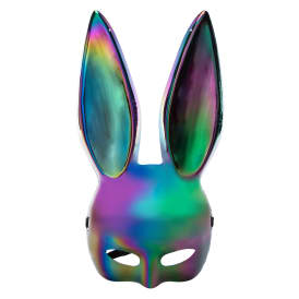 Sleek Bunny Ears Mask Halloween Costume