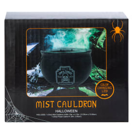 Halloween Mini Mist Cauldron 4.8in