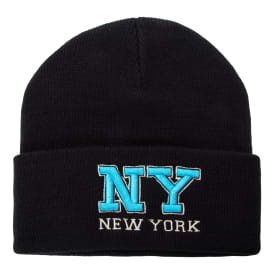 Embroidered City Beanie Hat