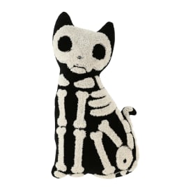 Skeleton Cat Pillow