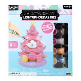 Paint Your Own Light Up Holiday Tree