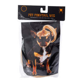 Pet Costume Ponytail Wig - XS/S