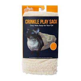 Pawsitively Fun! Cats Crinkle Play Sack Toy