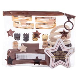 Hair Accessories Set With Travel Pouch