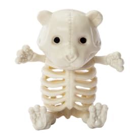 Skeleton Bear Halloween Decor 4.7in x 5.2in