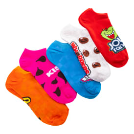 Hershey® Assorted Ladies No-Show Socks 5-Pack